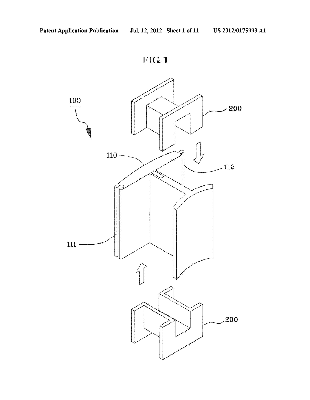 WINDING FRAME WITH MAGMATE AND STATOR CORE WITH THE SAME - diagram, schematic, and image 02