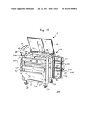 Tool box storage assembly diagram and image