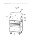 Tool box storage assembly diagram and image