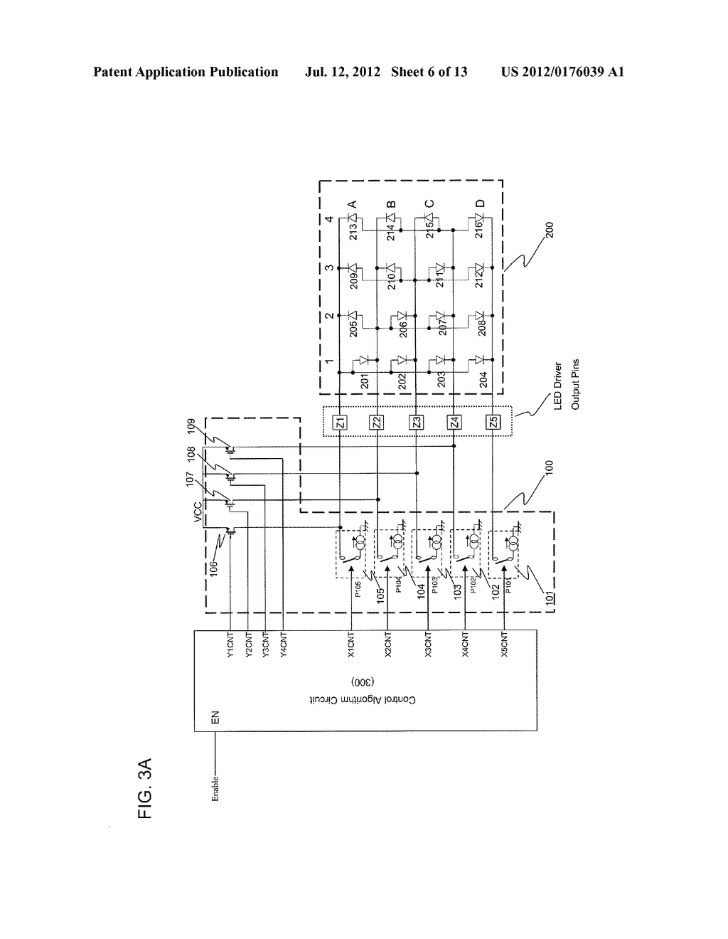 LED MATRIX OPEN/SHORT DETECTION APPARATUS AND METHOD - diagram, schematic, and image 07