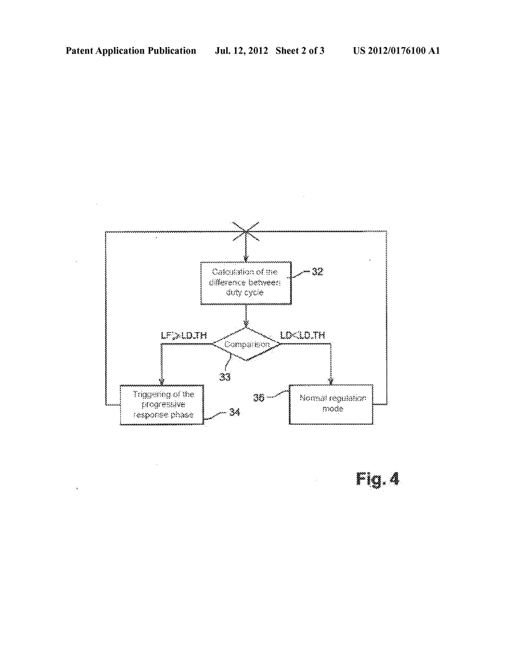 METHOD FOR CONTROLLING A ROTATING ELECTRIC MACHINE, PARTICULARLY AN     ALTERNATOR - diagram, schematic, and image 03