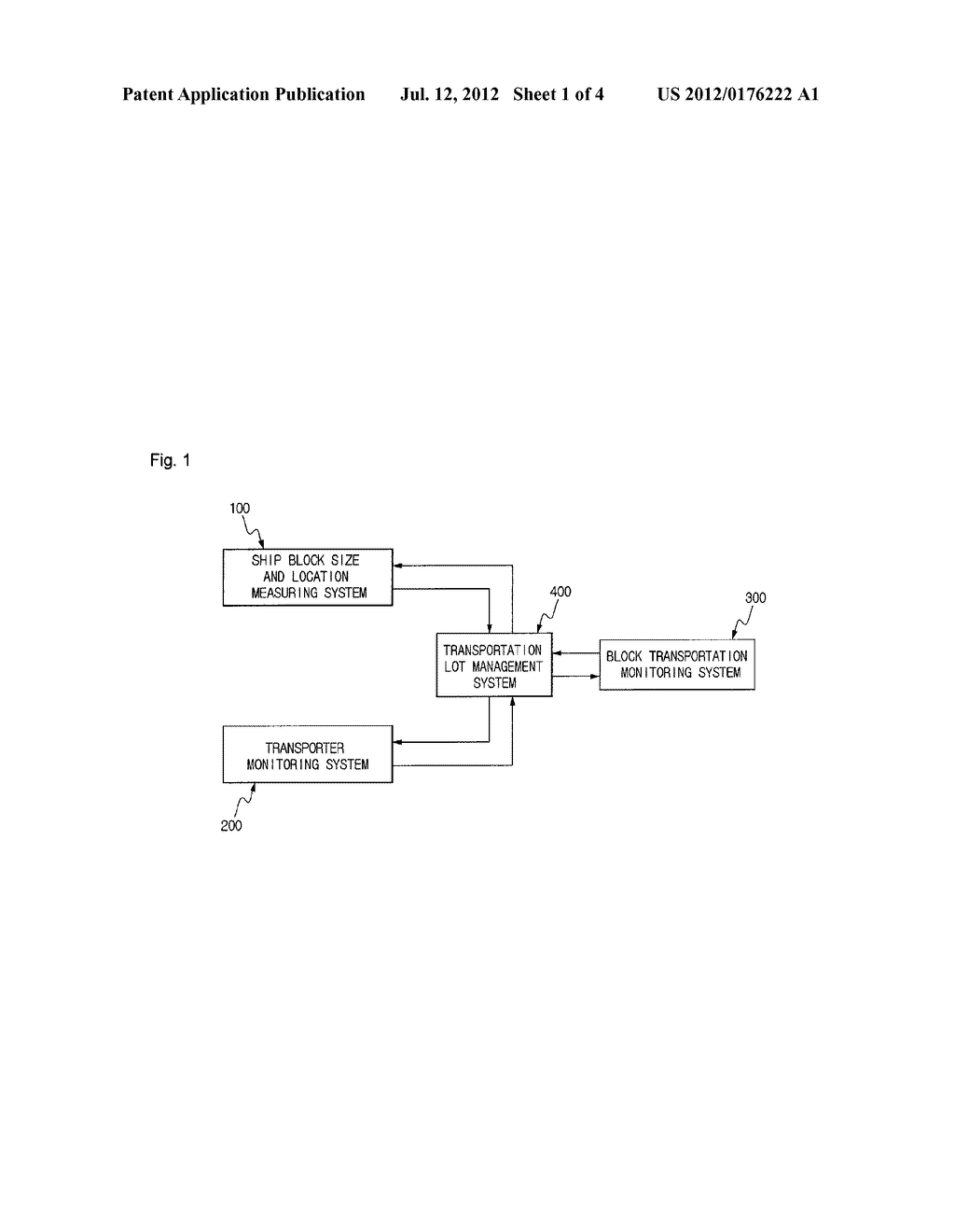 APPARATUS FOR MANAGING THE OPERATION OF A SHIP BLOCK - diagram, schematic, and image 02