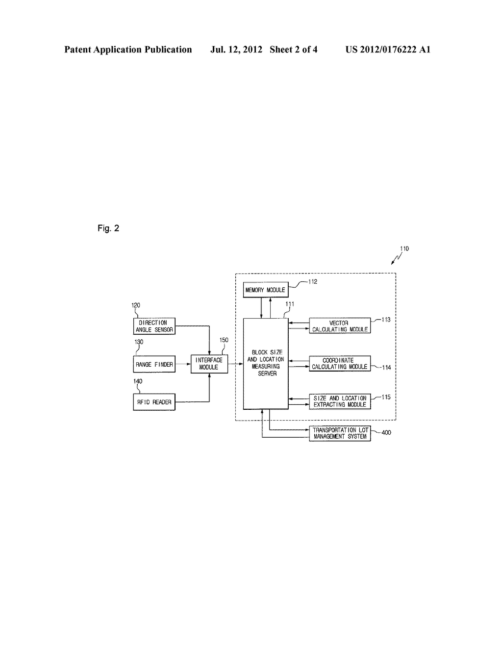 APPARATUS FOR MANAGING THE OPERATION OF A SHIP BLOCK - diagram, schematic, and image 03