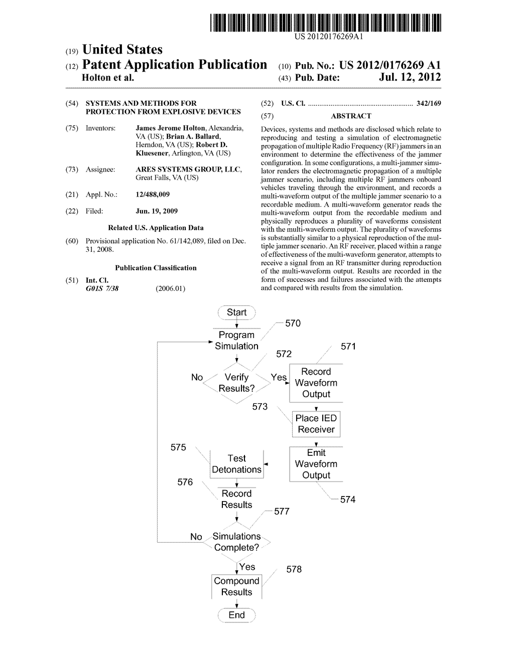 Systems and Methods for Protection from Explosive Devices - diagram, schematic, and image 01