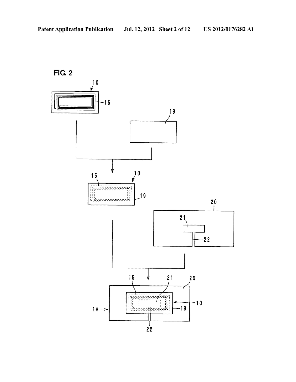 ANTENNA DEVICE AND MOBILE COMMUNICATION TERMINAL - diagram, schematic, and image 03