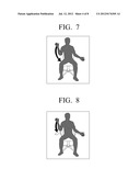 DISPLAY APPARATUS CONTROLLED BY A MOTION, AND MOTION CONTROL METHOD     THEREOF diagram and image