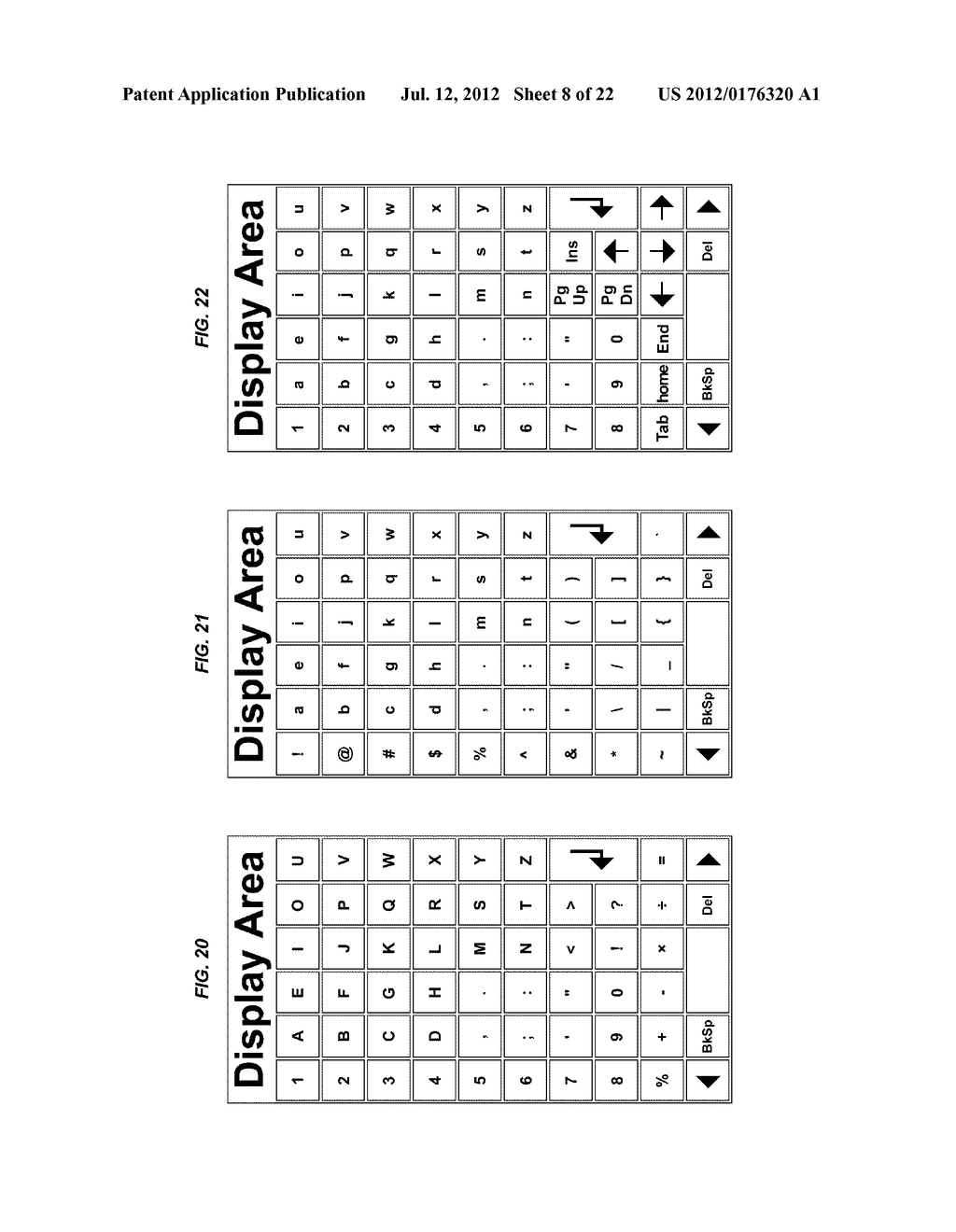 TOUCHSCREEN KEYBOARD DISPLAYS, ALPHANUMERIC INPUT KEYBOARDS AND CONTROL     MEANS - diagram, schematic, and image 09