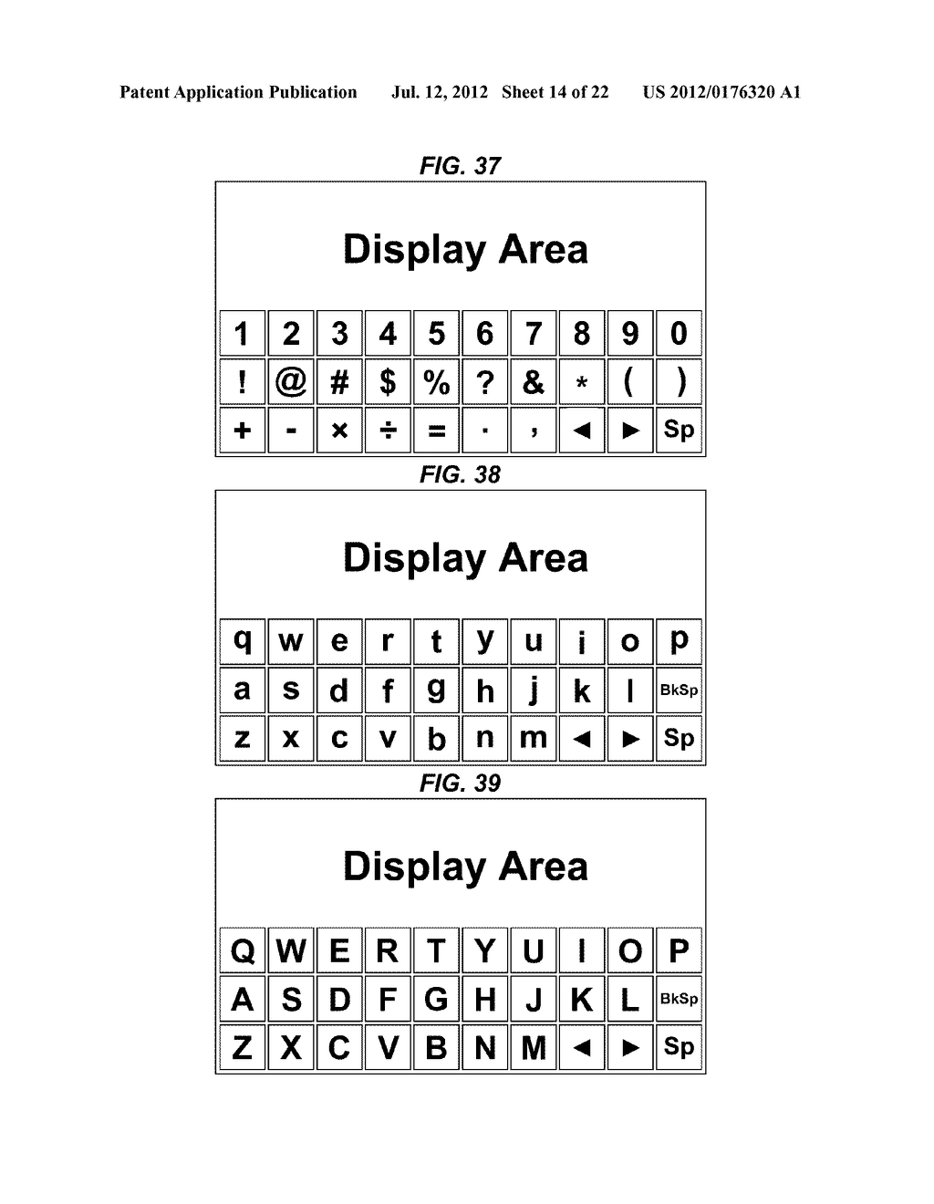 TOUCHSCREEN KEYBOARD DISPLAYS, ALPHANUMERIC INPUT KEYBOARDS AND CONTROL     MEANS - diagram, schematic, and image 15