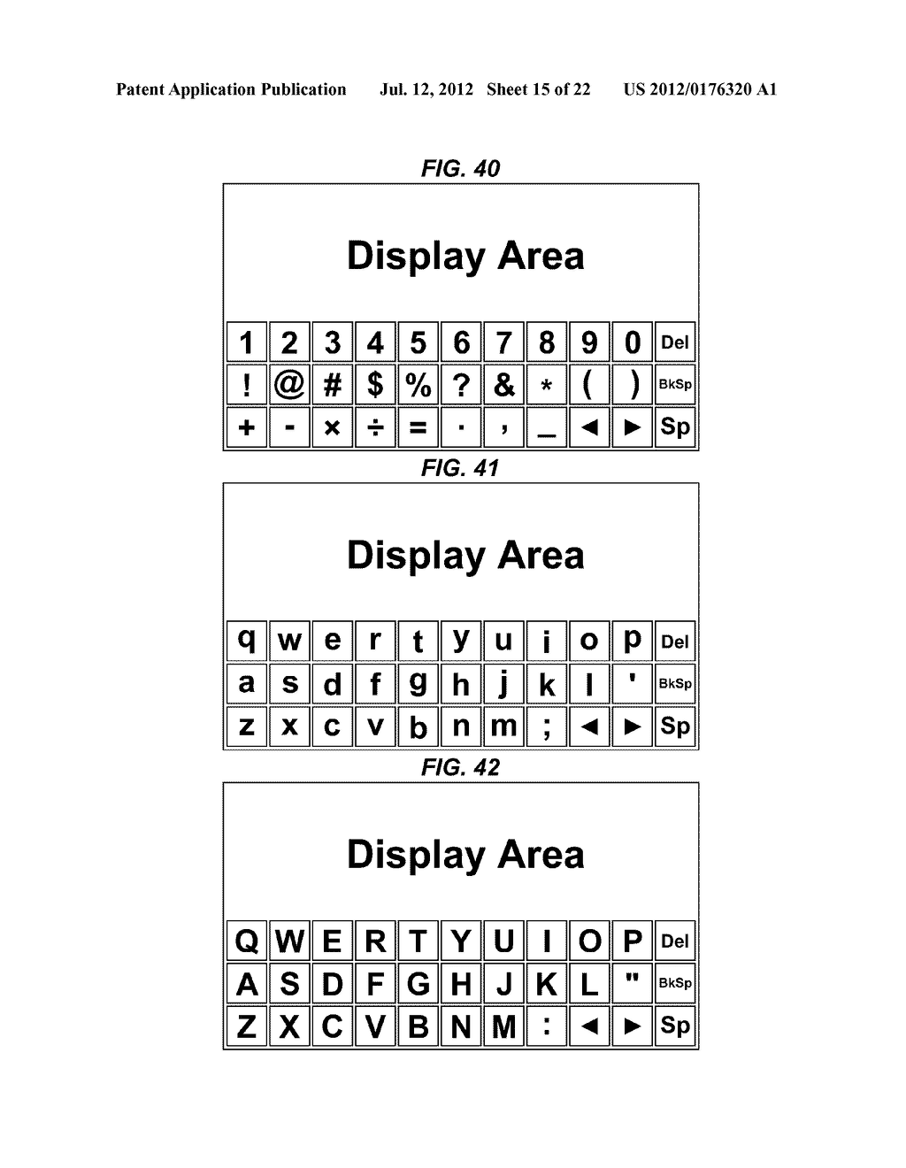 TOUCHSCREEN KEYBOARD DISPLAYS, ALPHANUMERIC INPUT KEYBOARDS AND CONTROL     MEANS - diagram, schematic, and image 16