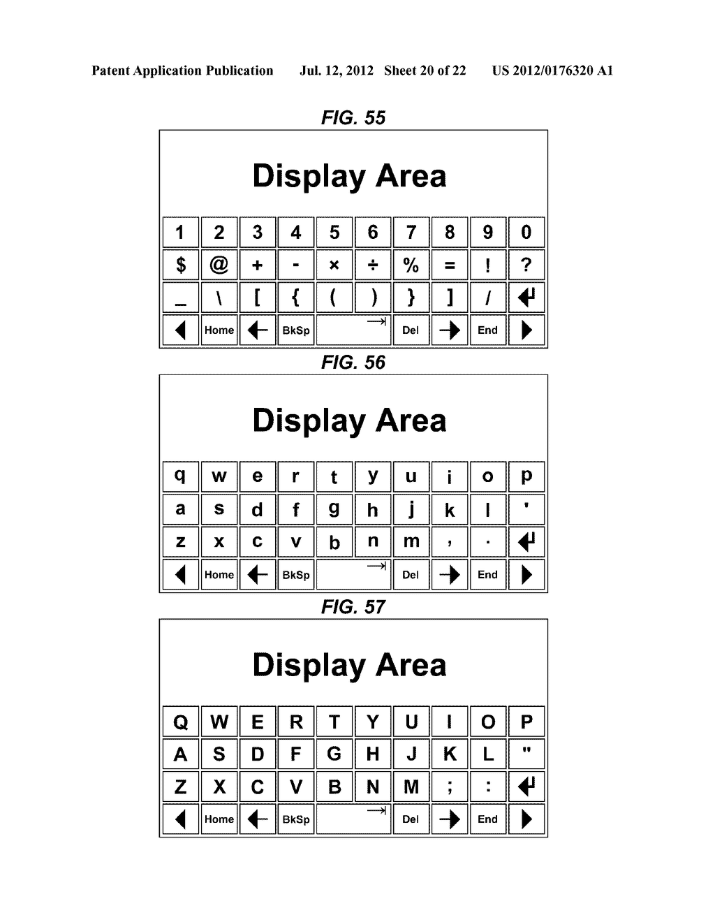 TOUCHSCREEN KEYBOARD DISPLAYS, ALPHANUMERIC INPUT KEYBOARDS AND CONTROL     MEANS - diagram, schematic, and image 21