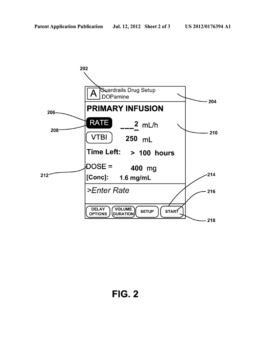 DISPLAYING VISUAL ELEMENTS ON A MEDICAL DEVICE - diagram, schematic, and image 03