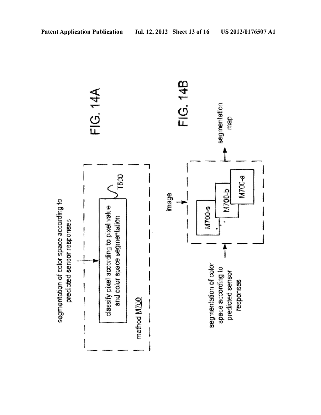 SYSTEMS, METHODS, AND APPARATUS FOR IMAGE PROCESSING, FOR COLOR     CLASSIFICATION, AND FOR SKIN COLOR DETECTION - diagram, schematic, and image 14