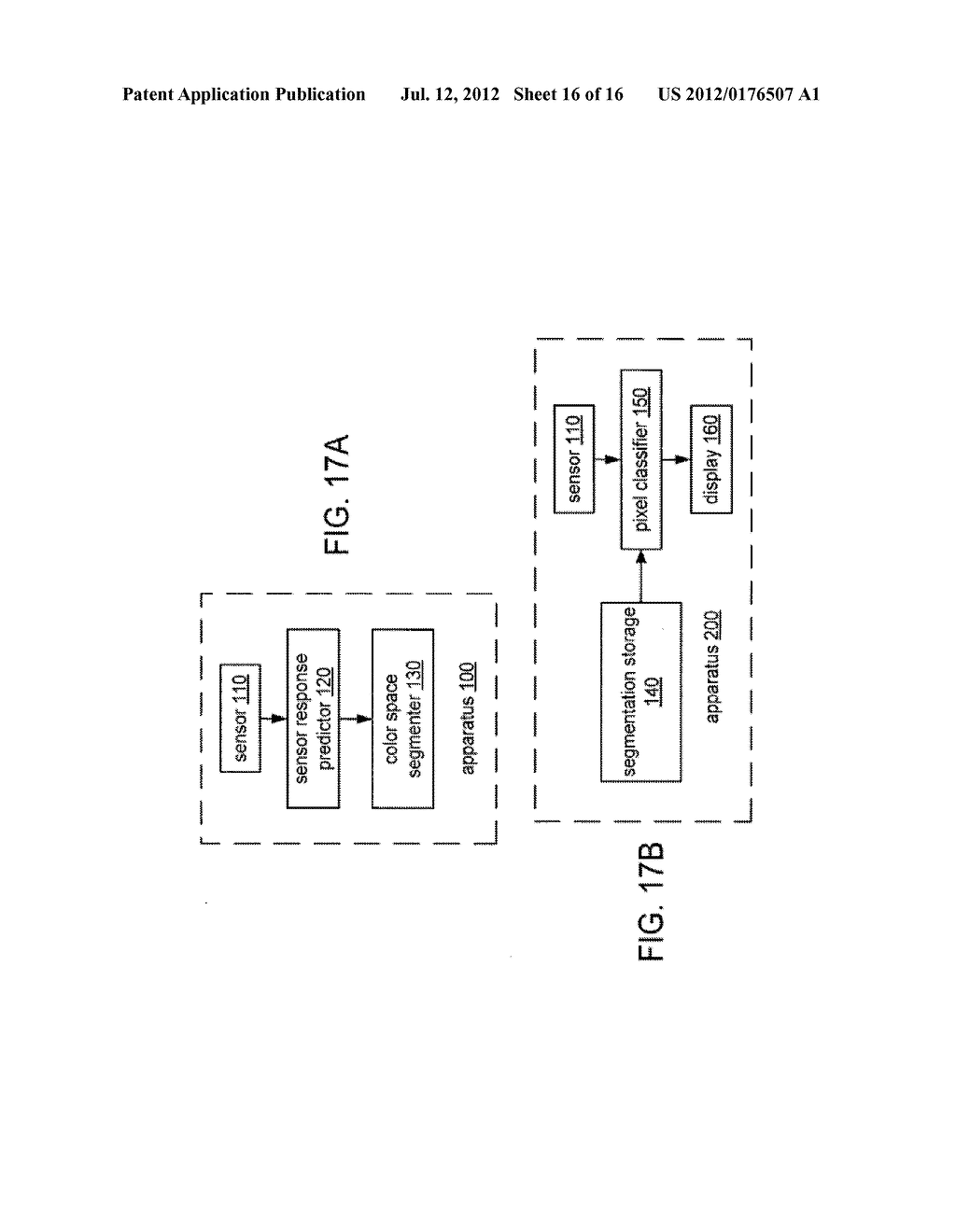 SYSTEMS, METHODS, AND APPARATUS FOR IMAGE PROCESSING, FOR COLOR     CLASSIFICATION, AND FOR SKIN COLOR DETECTION - diagram, schematic, and image 17