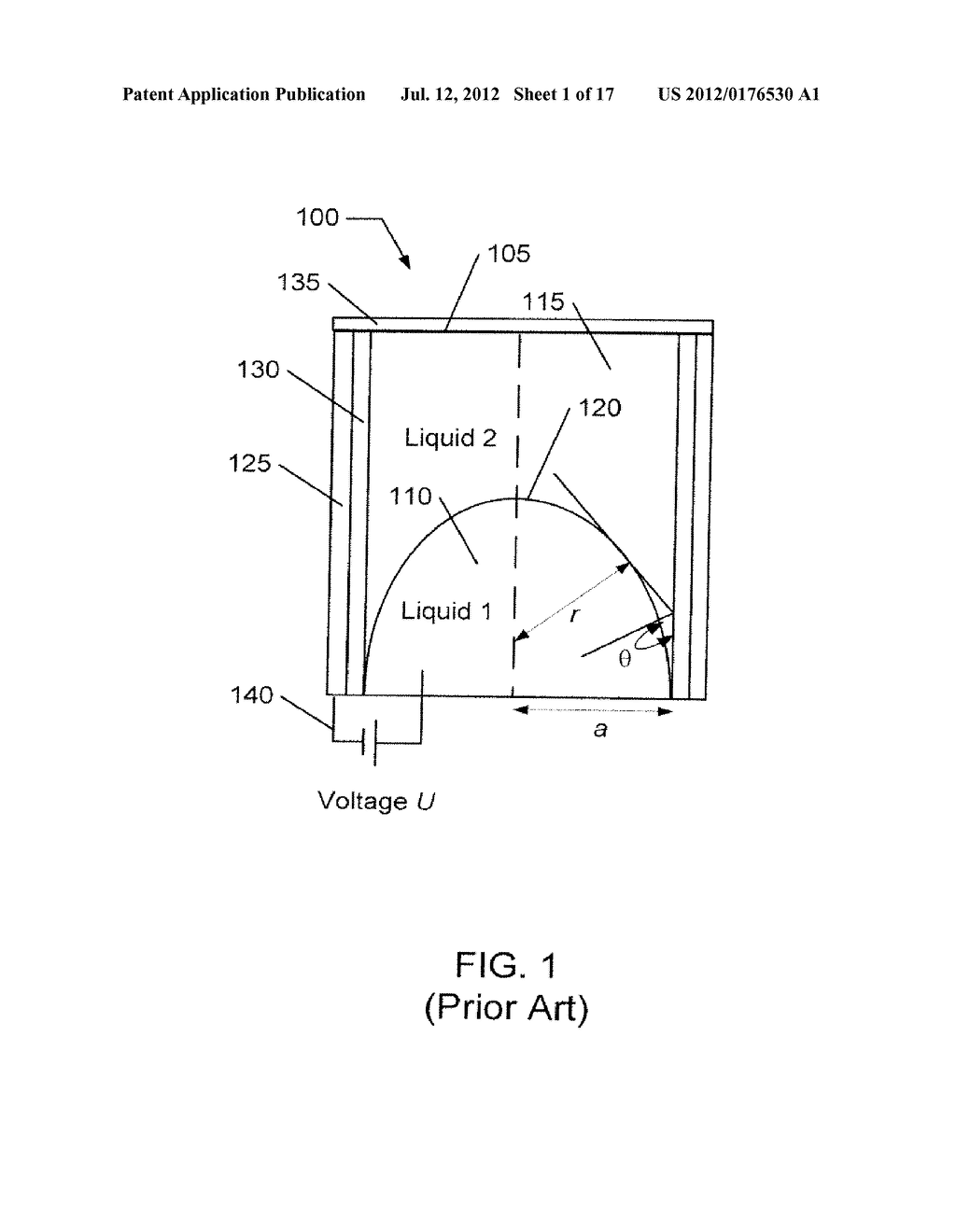 Electrically-Controlled, Variable Focal Length Liquid-Based Optical     Imaging Apparatus and Method - diagram, schematic, and image 02