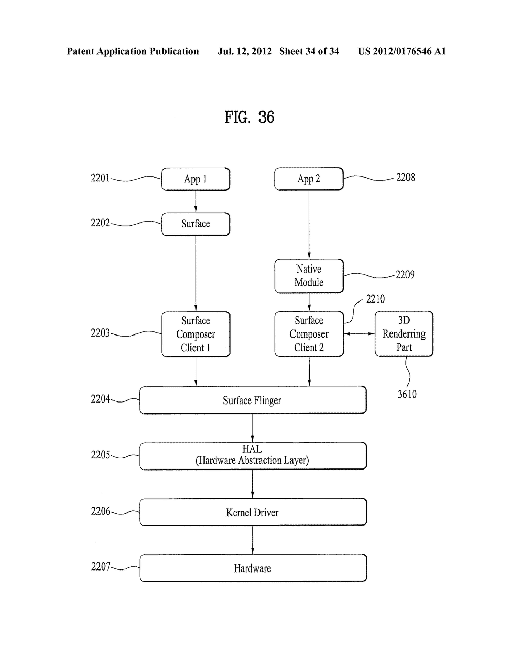 MULTIMEDIA DEVICE HAVING OPERATING SYSTEM CAPABLE OF PROCESSING MULTIPLE     GRAPHIC DATA AND METHOD FOR CONTROLLING THE SAME - diagram, schematic, and image 35