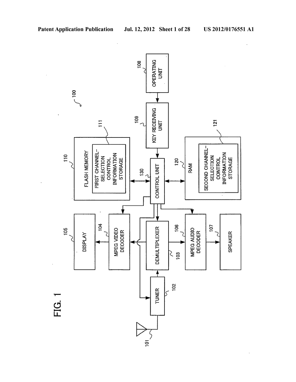 DIGITAL BROADCAST RECEIVING APPARATUS AND CHANNEL SWITCHING METHOD - diagram, schematic, and image 02
