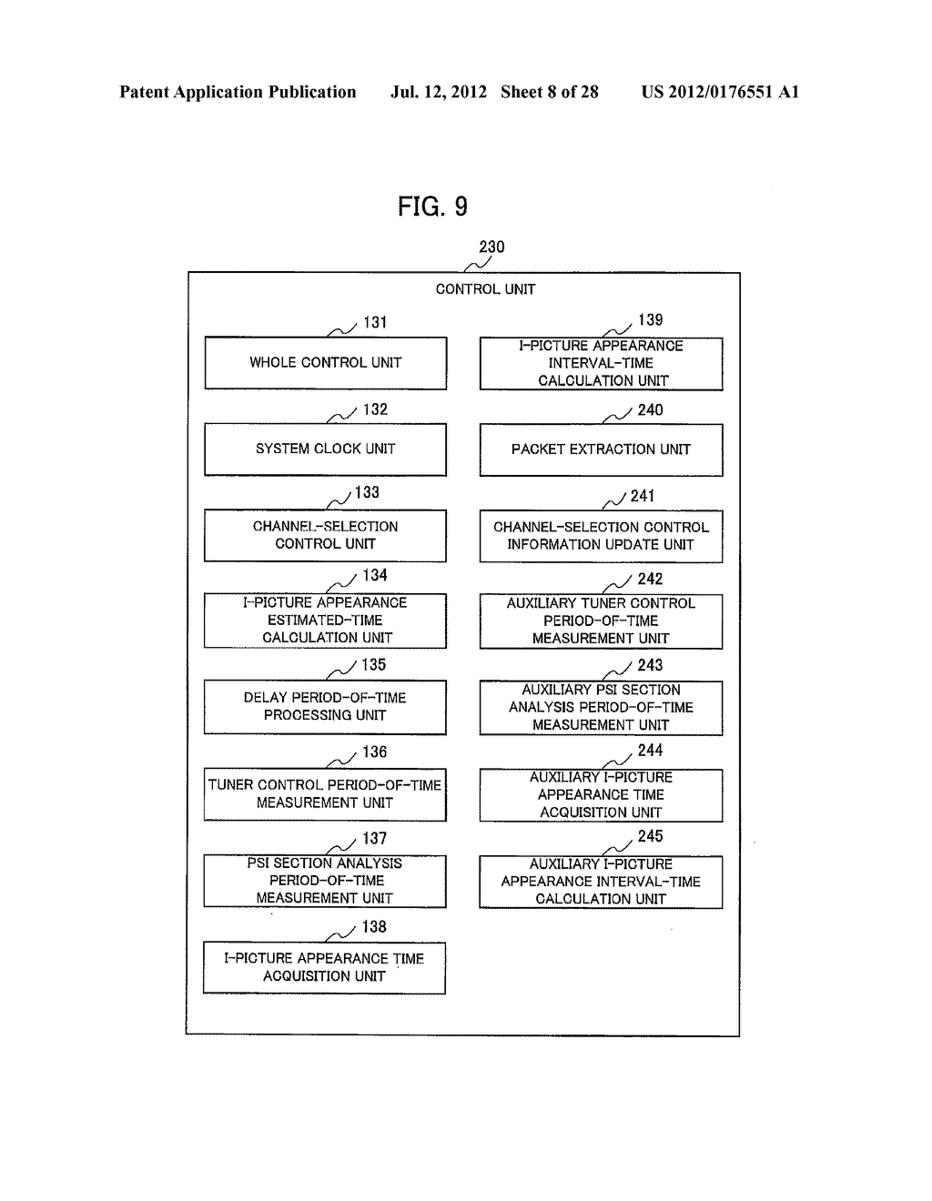 DIGITAL BROADCAST RECEIVING APPARATUS AND CHANNEL SWITCHING METHOD - diagram, schematic, and image 09