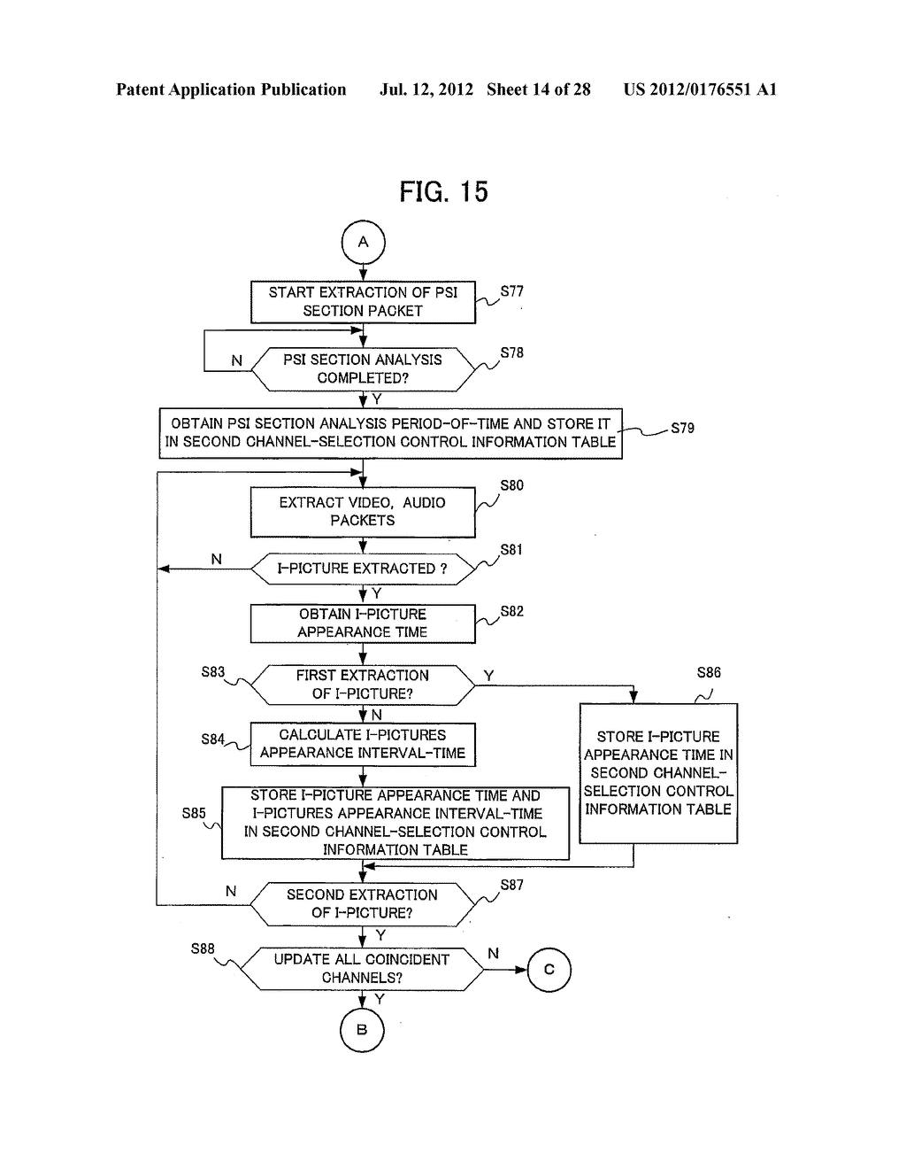 DIGITAL BROADCAST RECEIVING APPARATUS AND CHANNEL SWITCHING METHOD - diagram, schematic, and image 15