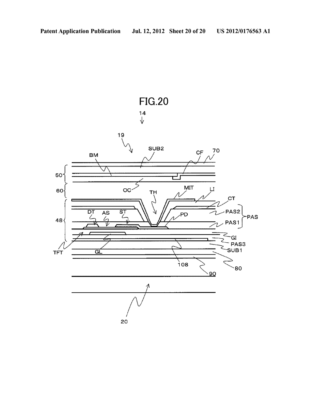 LIQUID CRYSTAL DISPLAY DEVICE - diagram, schematic, and image 21