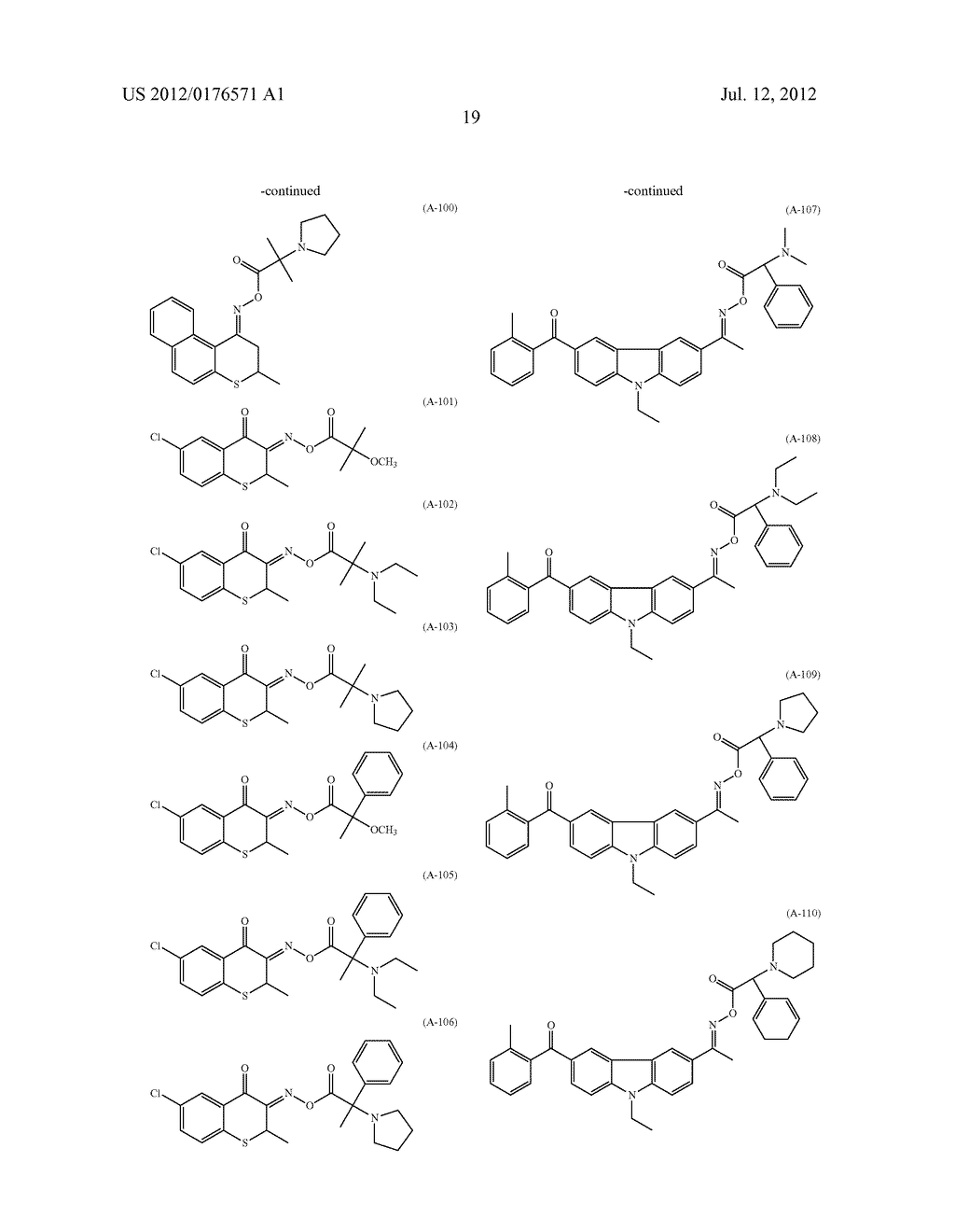 POLYMERIZABLE COMPOSITION, COLOR FILTER, AND METHOD OF PRODUCING THE SAME,     SOLID-STATE IMAGING DEVICE, AND PLANOGRAPHIC PRINTING PLATE PRECURSOR,     AND NOVEL COMPOUND - diagram, schematic, and image 20