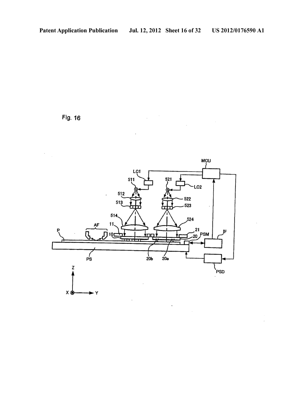 Exposure Method, Exposure Apparatus, Light Converging Pattern Formation     Member, Mask, and Device Manufacturing Method - diagram, schematic, and image 17