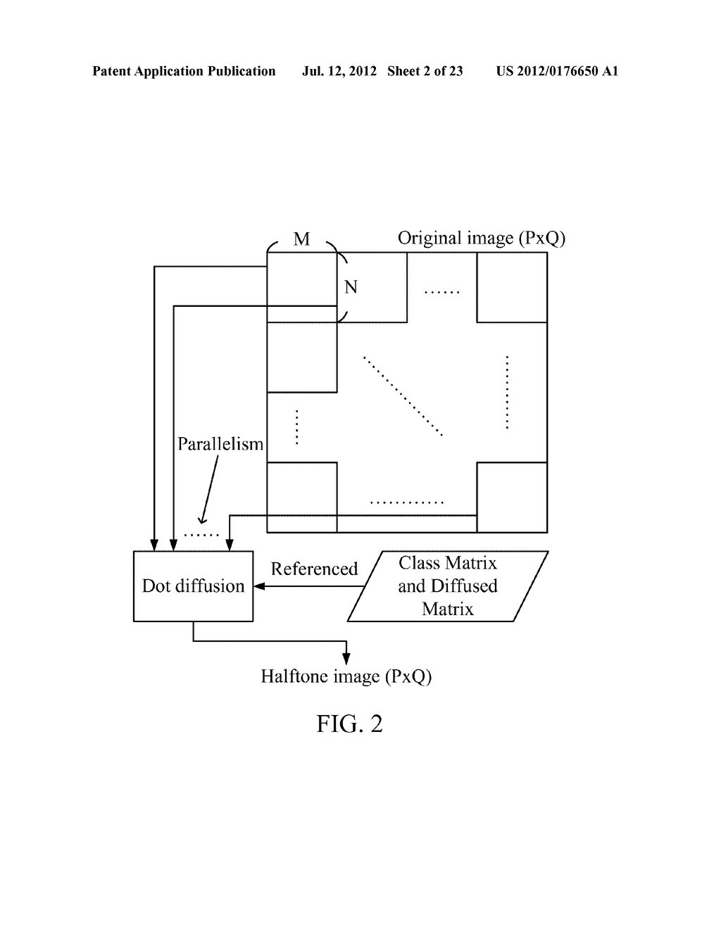 DIGITAL HALFTONING METHOD AND METHOD FOR CONSTRUCTING CLASS TILING MAP - diagram, schematic, and image 03