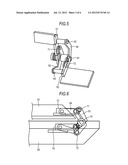 ELECTRONIC APPARATUS AND HINGE diagram and image