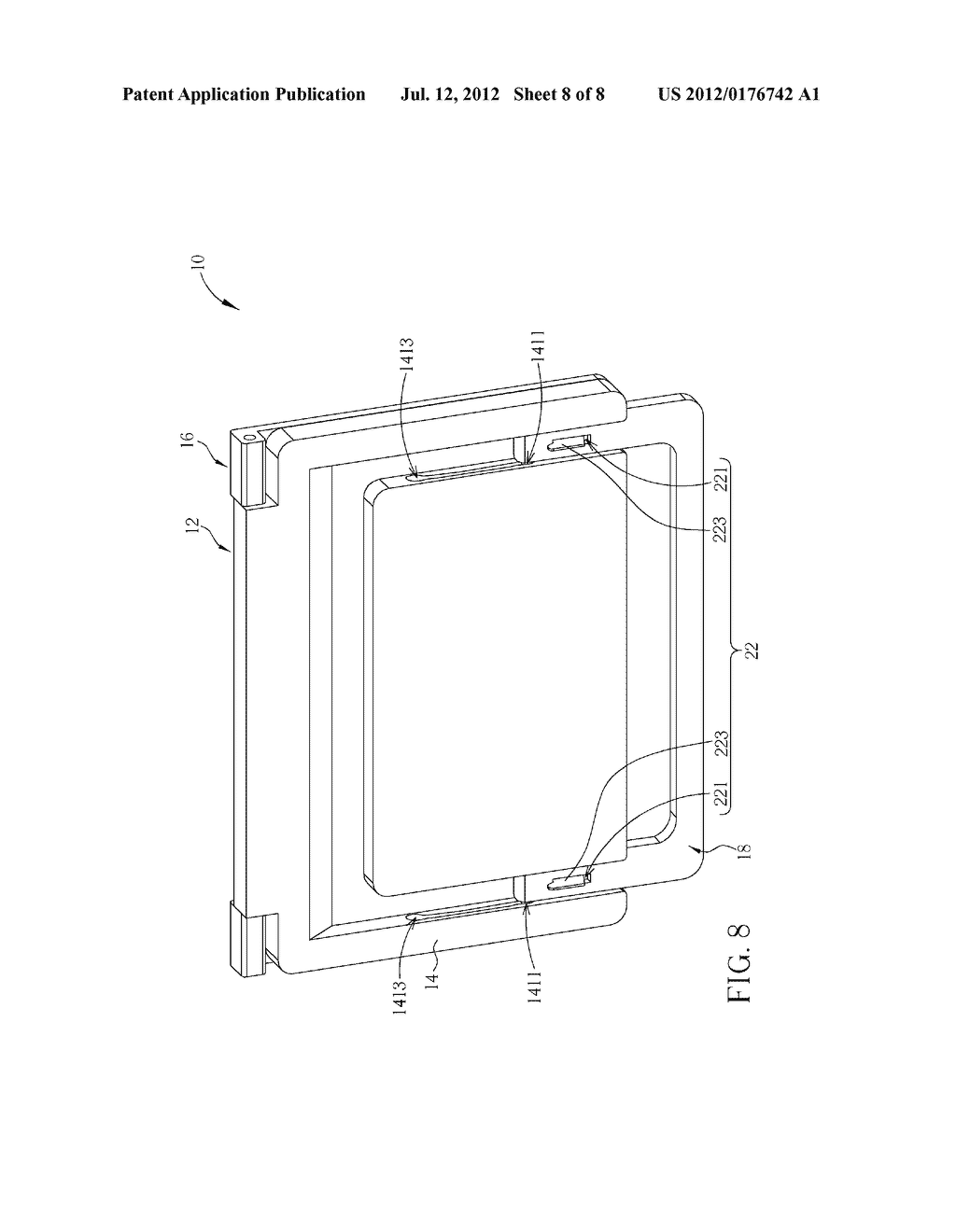 PORTABLE COMPUTER WITH A HEAT DISSIPATING STAND - diagram, schematic, and image 09