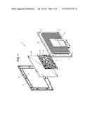 ELECTRONIC DEVICE IN WHICH AN ELECTRONIC COMPONENT IS MOUNTED ON A MAIN     BOARD diagram and image