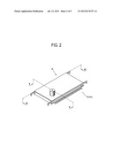 ELECTRONIC DEVICE IN WHICH AN ELECTRONIC COMPONENT IS MOUNTED ON A MAIN     BOARD diagram and image