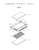 ELECTRONIC DEVICE IN WHICH AN ELECTRONIC COMPONENT IS MOUNTED ON A MAIN     BOARD diagram and image