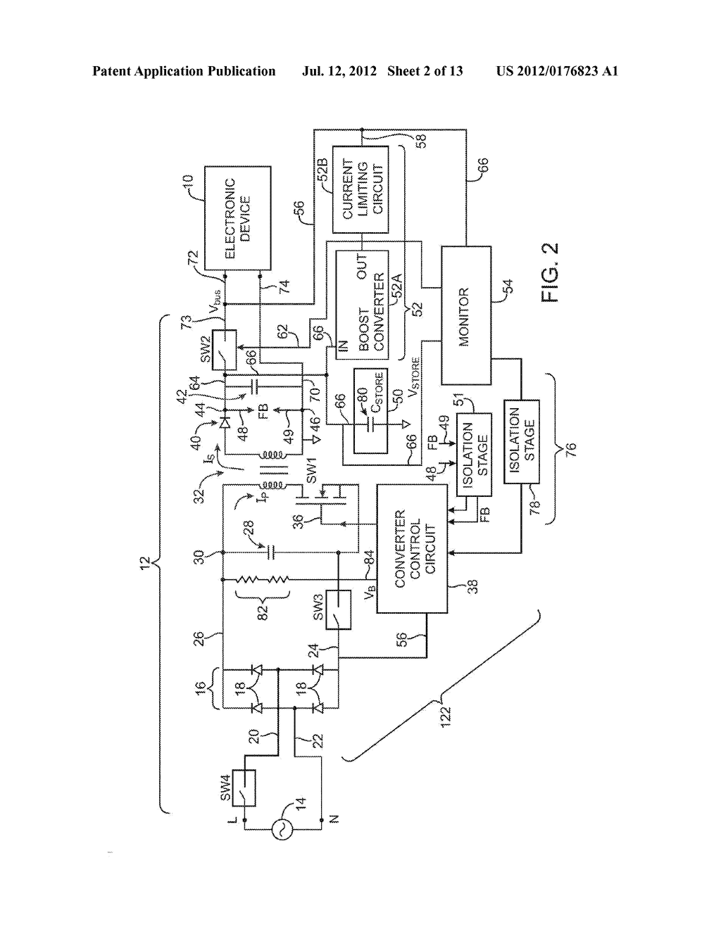 POWER CONVERTER WITH AUTOMATIC MODE SWITCHING - diagram, schematic, and image 03
