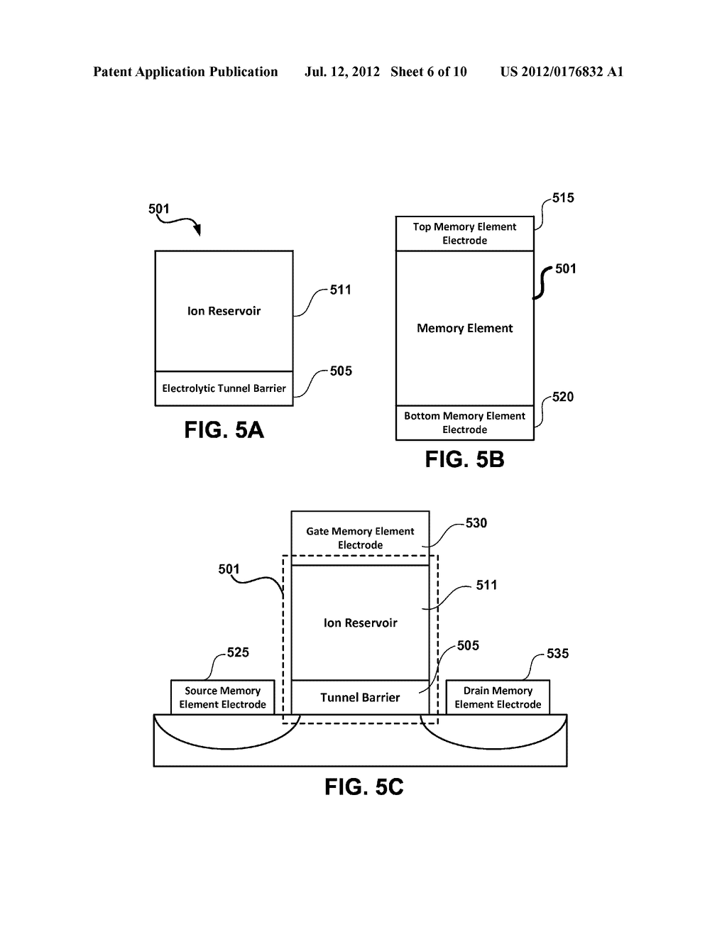 Access Signal Adjustment Circuits and Methods for Memory Cells In a     Cross-Point Array - diagram, schematic, and image 07