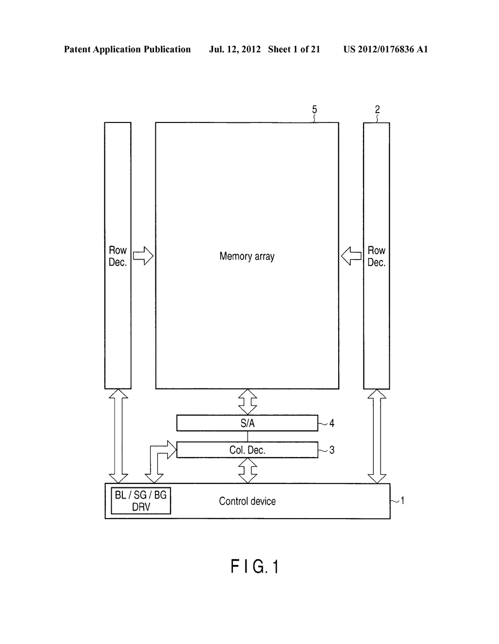 NON-VOLATILE SEMICONDUCTOR MEMORY DEVICE - diagram, schematic, and image 02