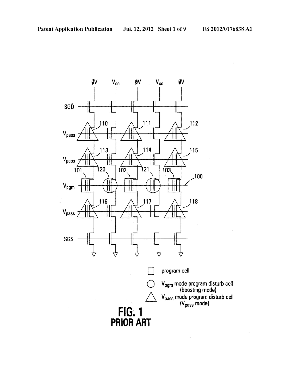 REDUCING EFFECTS OF PROGRAM DISTURB IN A MEMORY DEVICE - diagram, schematic, and image 02