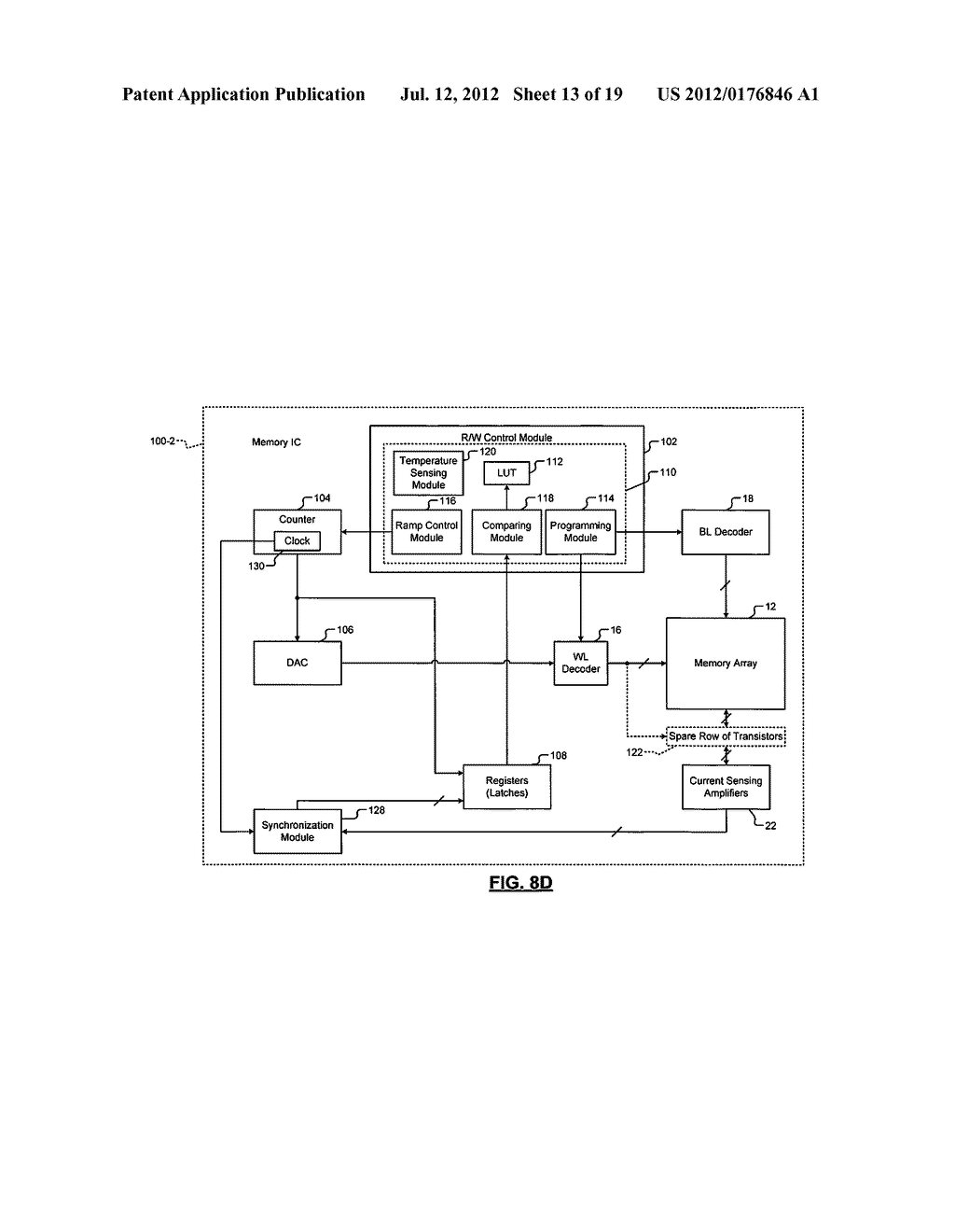 Threshold Voltage Digitizer for Array of Programmable Threshold     Transistors - diagram, schematic, and image 14