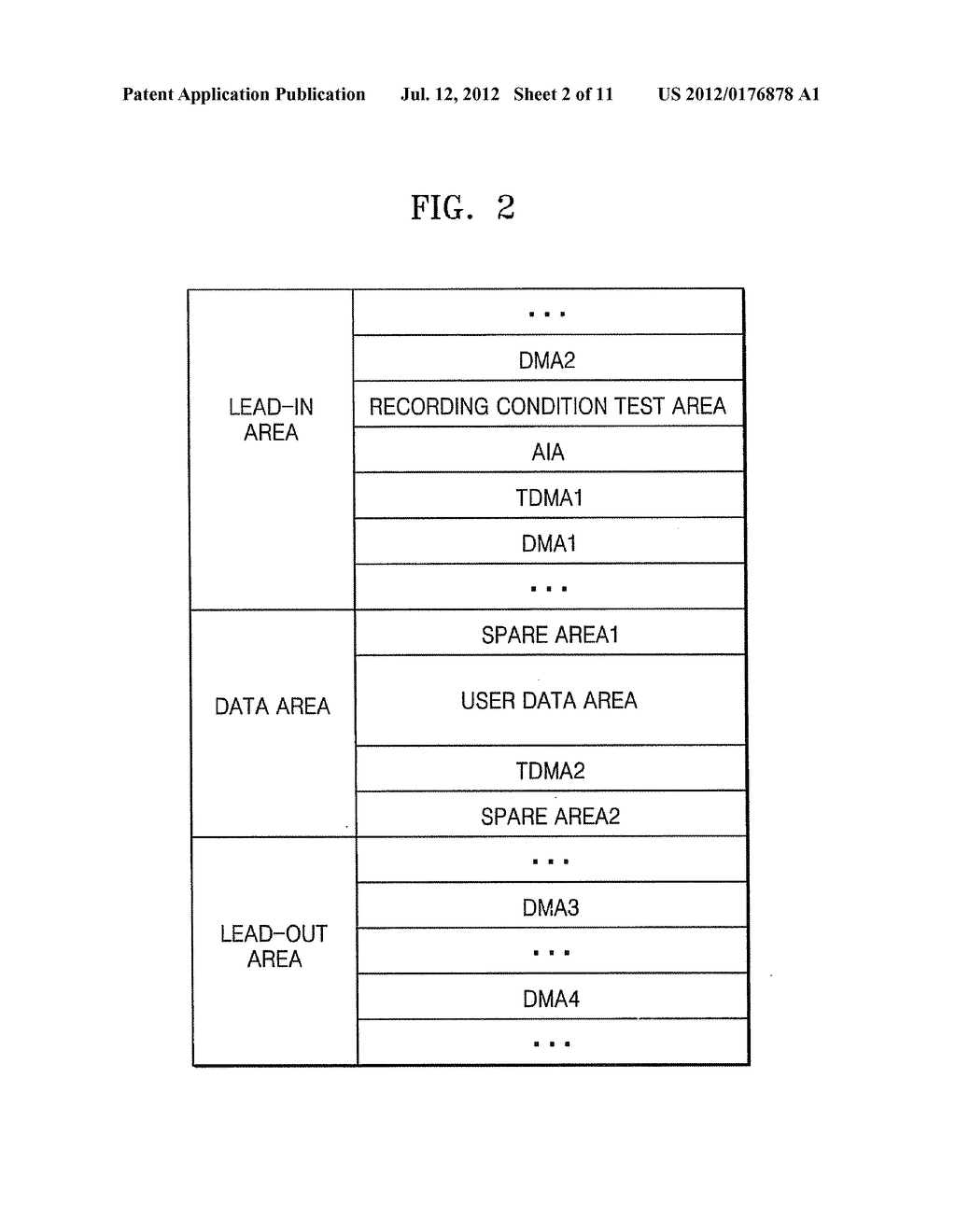 METHOD OF AND APPARATUS FOR RECORDING DATA ON WRITE-ONCE DISC, METHOD OF     AND APPARATUS FOR REPRODUCING DATA FROM WRITE-ONCE DISC, AND WRITE-ONCE     DISC THEREFOR - diagram, schematic, and image 03