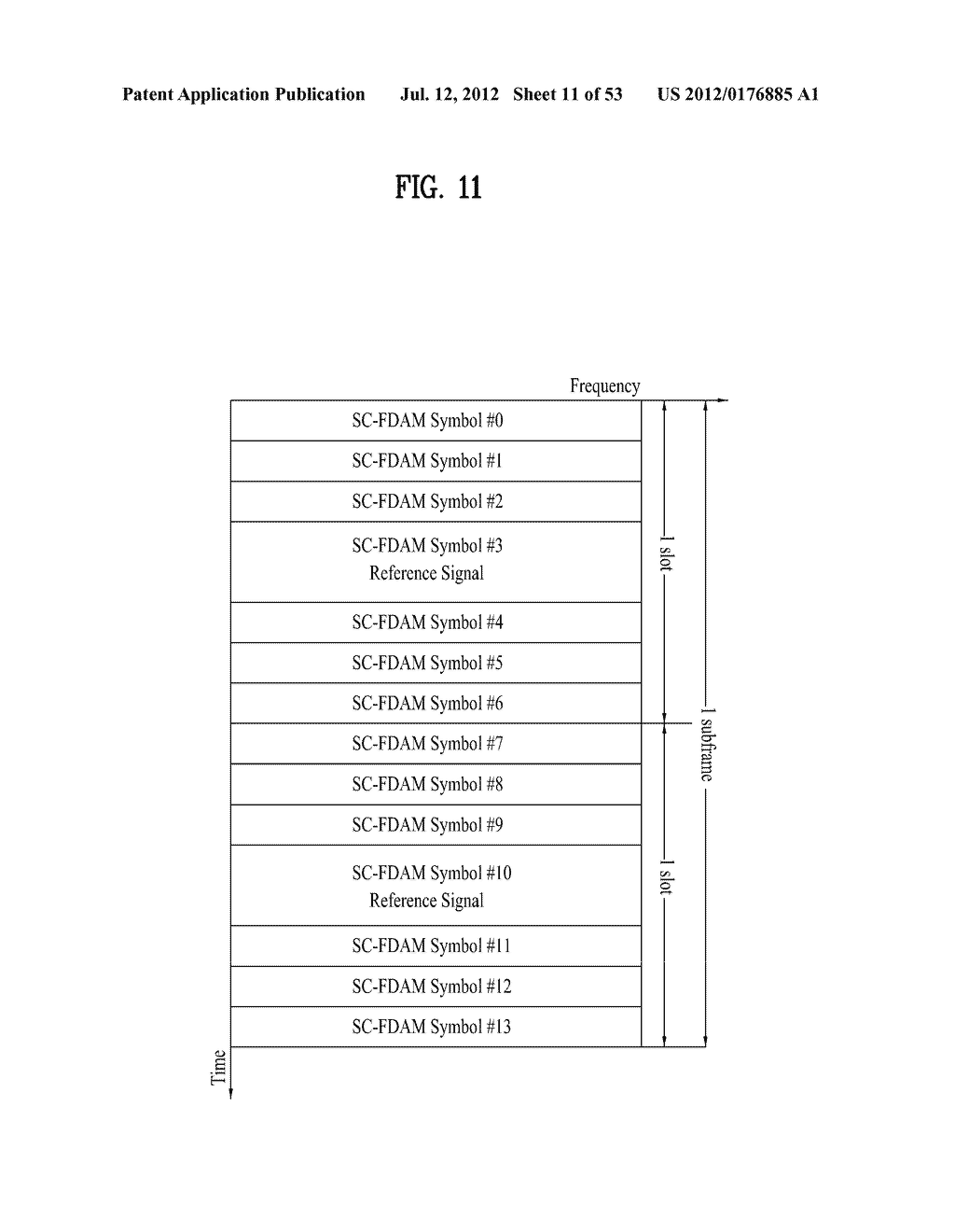 METHOD AND APPARATUS FOR TRANSMITTING/RECEIVING A REFERENCE SIGNAL IN A     WIRELESS COMMUNICATION SYSTEM - diagram, schematic, and image 12