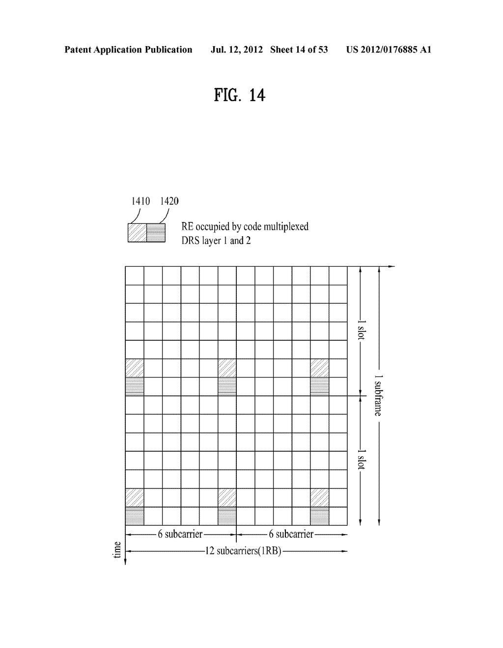 METHOD AND APPARATUS FOR TRANSMITTING/RECEIVING A REFERENCE SIGNAL IN A     WIRELESS COMMUNICATION SYSTEM - diagram, schematic, and image 15