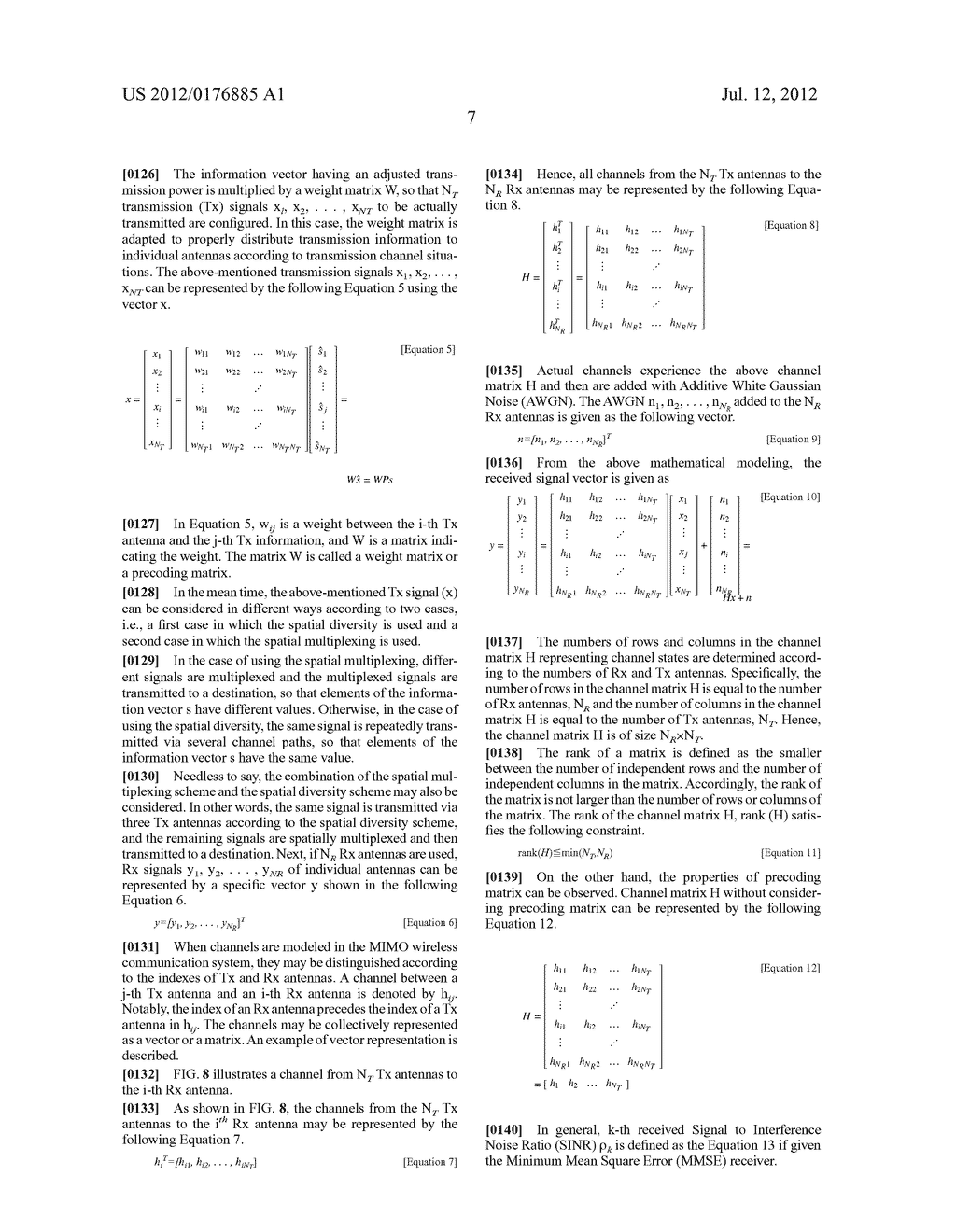 METHOD AND APPARATUS FOR TRANSMITTING/RECEIVING A REFERENCE SIGNAL IN A     WIRELESS COMMUNICATION SYSTEM - diagram, schematic, and image 61