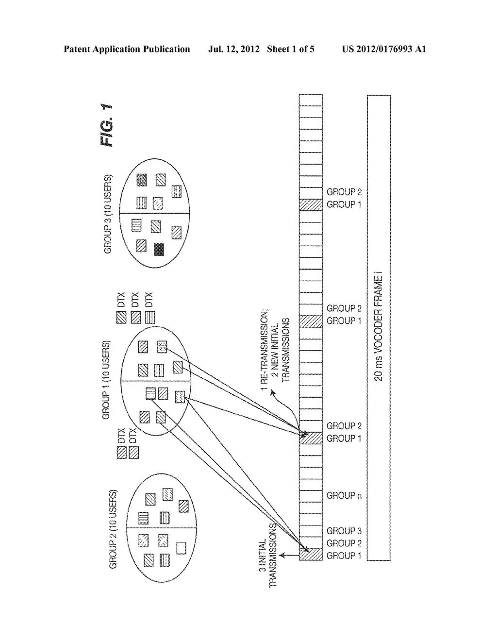 RESOURCE ALLOCATION, SCHEDULING, AND SIGNALING FOR GROUPING REAL TIME     SERVICES - diagram, schematic, and image 02