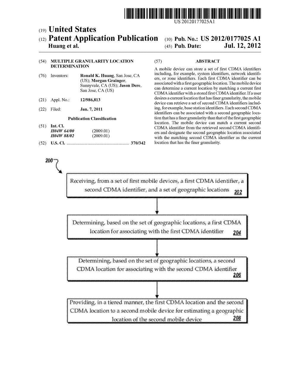 Multiple Granularity Location Determination - diagram, schematic, and image 01