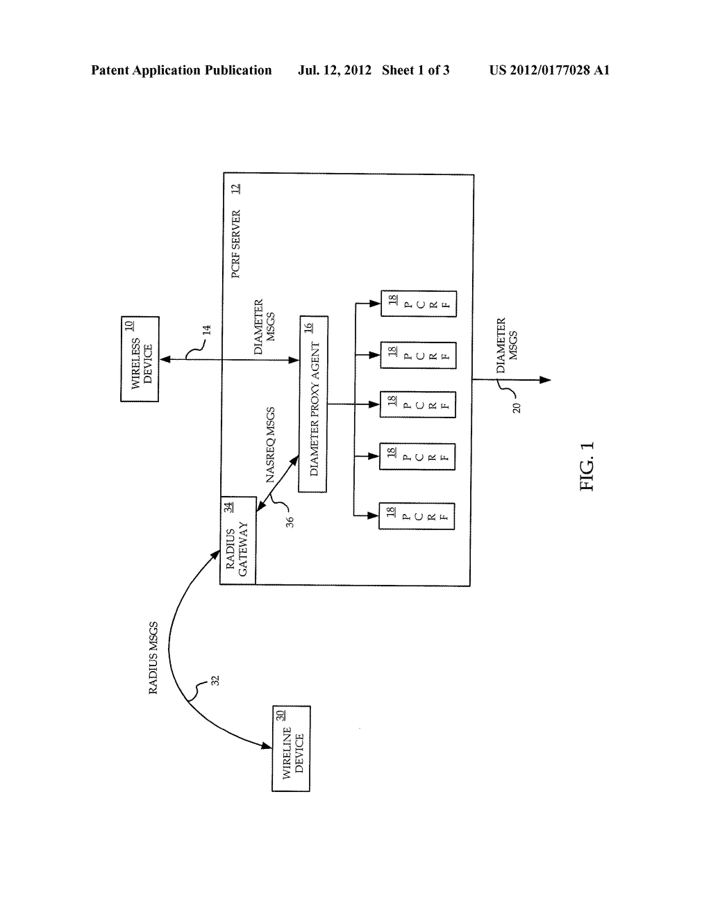 RADIUS GATEWAY ON POLICY CHARGING AND RULES FUNCTION (PCRF) FOR     WIRELINE/WIRELESS CONVERGED SOLUTION - diagram, schematic, and image 02