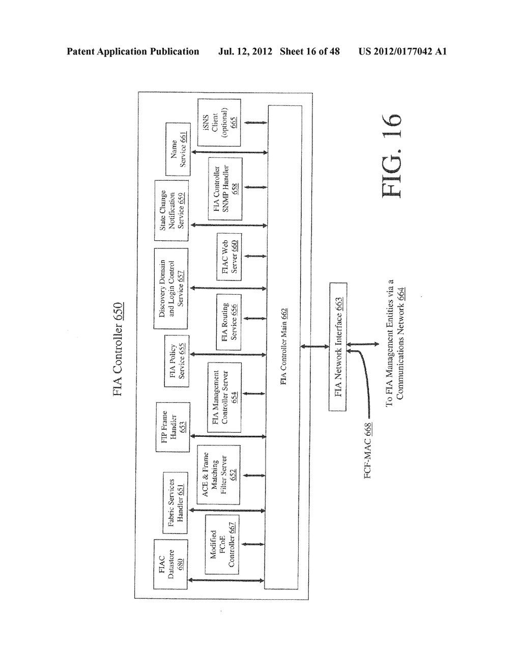 METHODS, SYSTEMS AND APPARATUS FOR THE INTERCONNECTION OF FIBRE CHANNEL     OVER ETHERNET DEVICES USING A FIBRE CHANNEL OVER ETHERNET INTERCONNECTION     APPARATUS CONTROLLER - diagram, schematic, and image 17