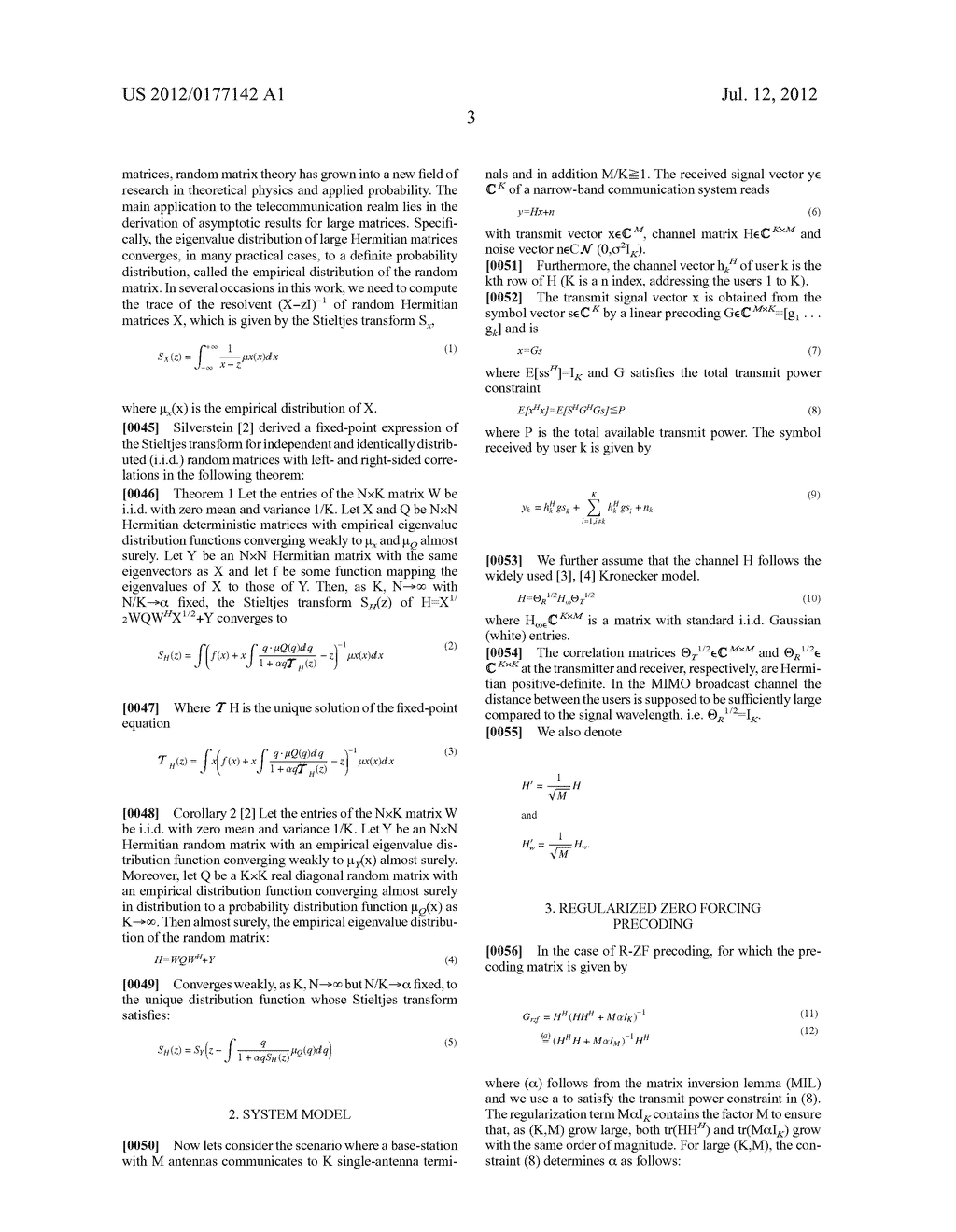 PRECODING PROCESS FOR A TRANSMITTER OF A MU-MIMO COMMUNICATION SYTSTEM - diagram, schematic, and image 10