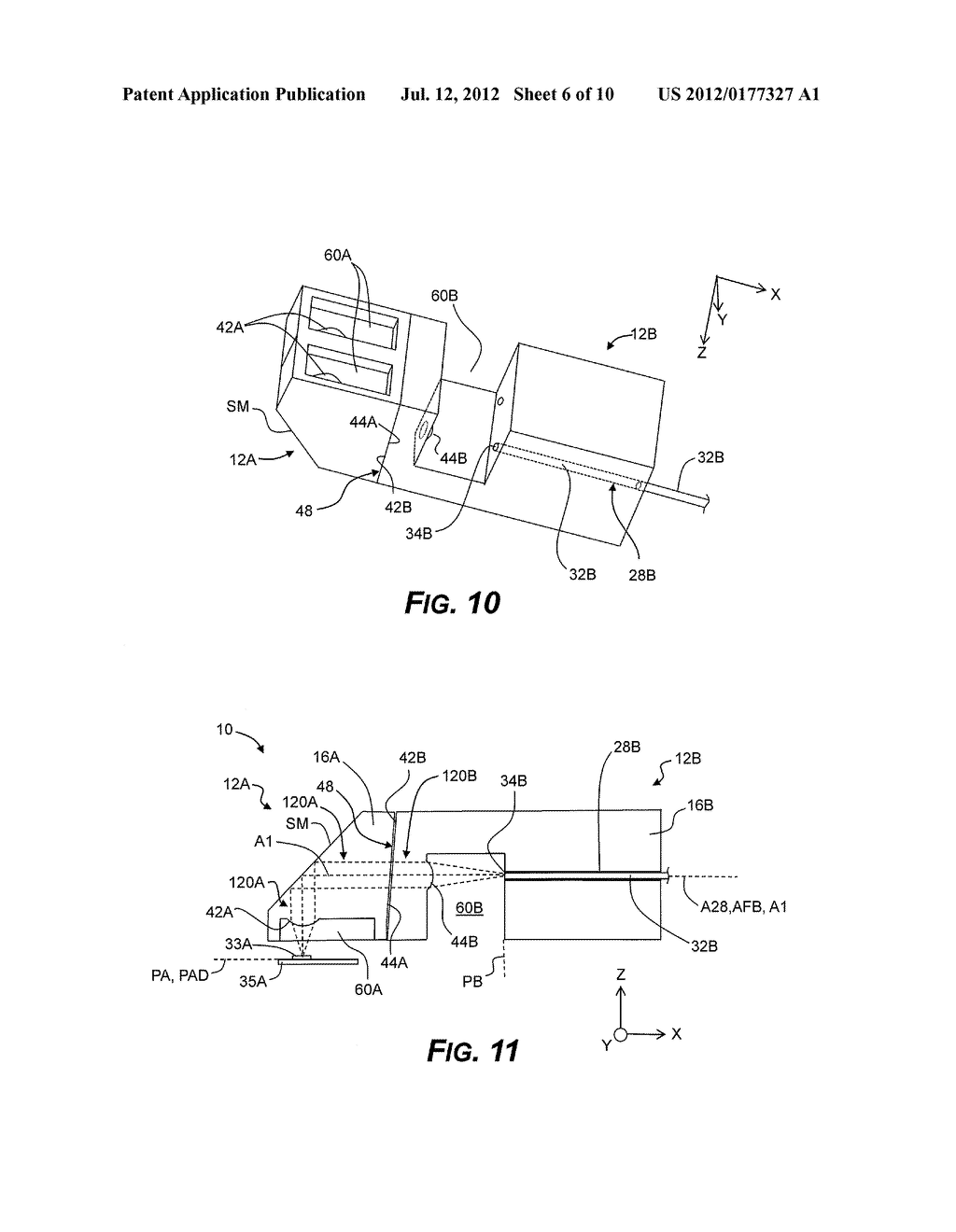 OPTICAL CONNECTOR WITH LENSES HAVING OPPOSING ANGLED PLANAR SURFACES - diagram, schematic, and image 07