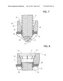 SYSTEM FOR FIXING ACCESSORIES ON FRAMES MADE OF METAL MATERIAL FOR DOORS,     WINDOWS, AND THE LIKE diagram and image