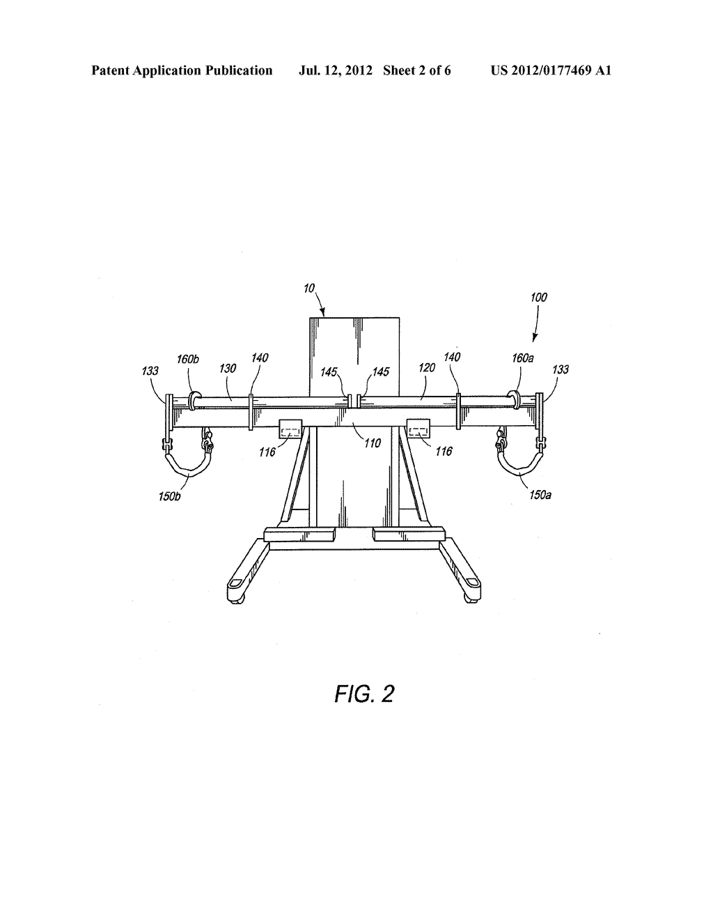 Transport Device For Media Roll Used With Grand Format Printer - diagram, schematic, and image 03