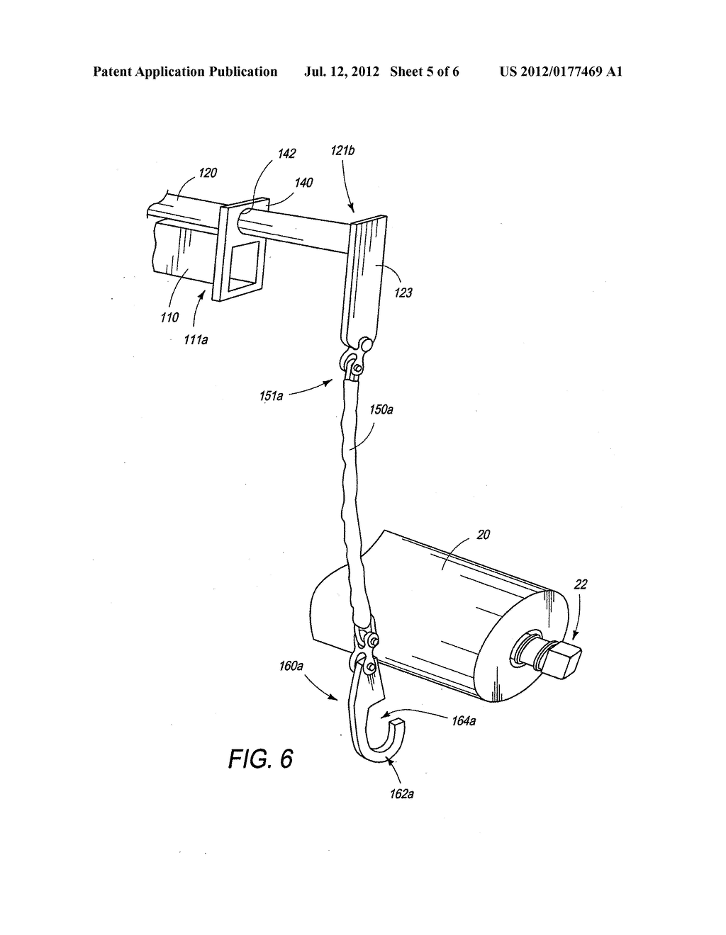 Transport Device For Media Roll Used With Grand Format Printer - diagram, schematic, and image 06