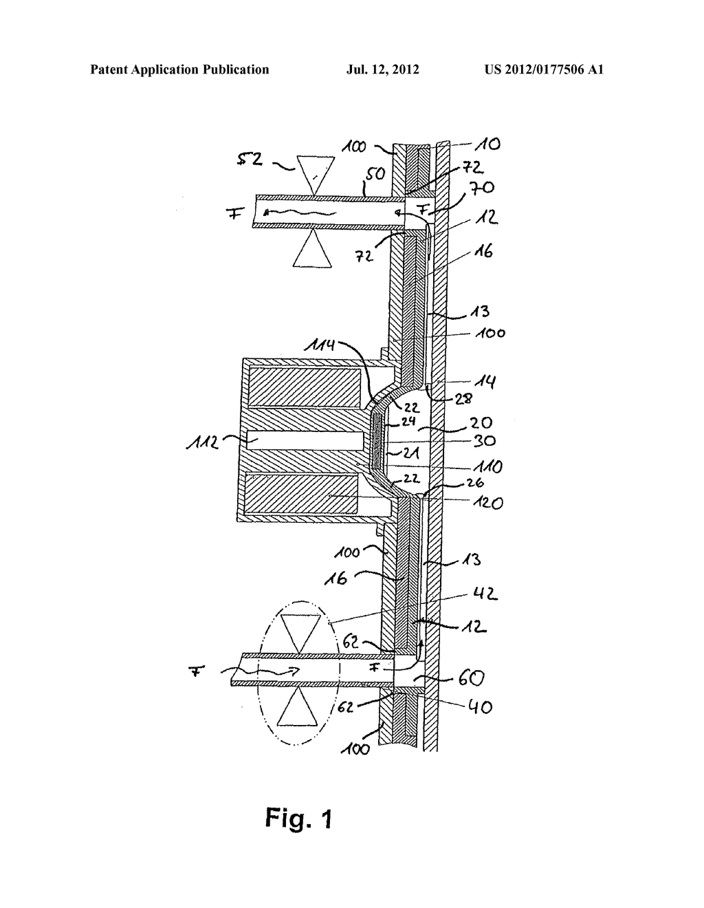 DISPOSABLE ELEMENT, SYSTEM FOR PUMPING AND METHOD FOR PUMPING A LIQUID - diagram, schematic, and image 02